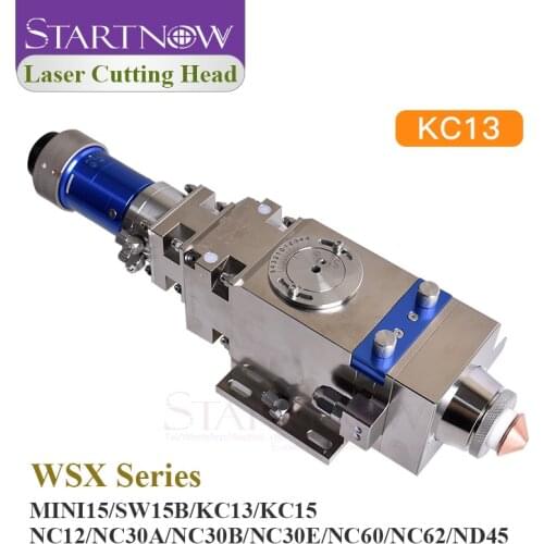 WSX Manual & Automatic focusing MINI15 SW15B KC13 NC30B NC60 Series Fiber Laser Cutting Head for 0-6000W Metal Cutting Machine
