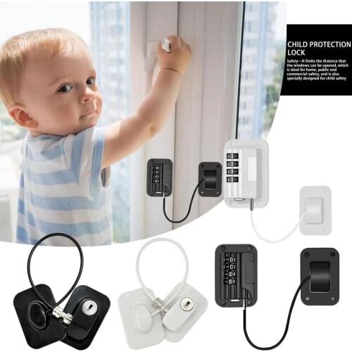 1 PC Window Lock Child Safety Lock Baby Protection Children From Being Hurt By Baby Lock Windows Door Cabinet Limiter Locks