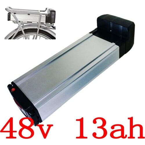 48V 13AH Electric Bike Battey 48V 13AH Lithium Battery 48V 500W 750W 1000W E-Bike Battery Motor with Double Layer Luggage Rack