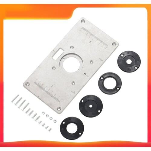 35mm x 120mm x 8mm Trimming Machine Flip Panel Woodworking Router Table Insert Plate