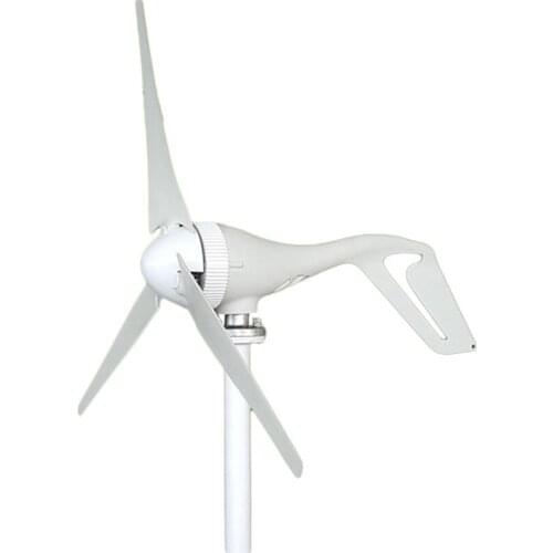 400W Wind Turbine Generator with Wind Battery Charge Controller CE Aluminum Alloy Turbine Shell