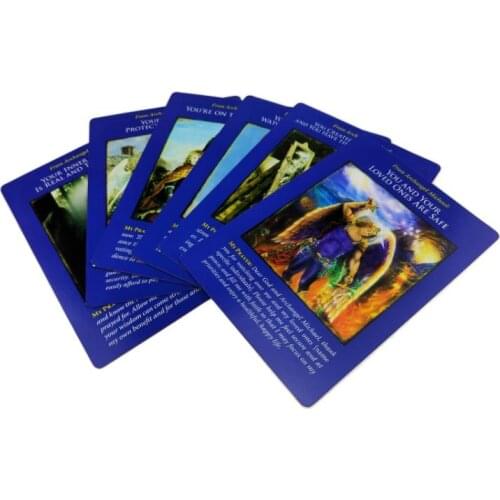 2021 New Archangel Mi-chael Oracle Card Full English 44 Cards Deck Tarot Party Board Game