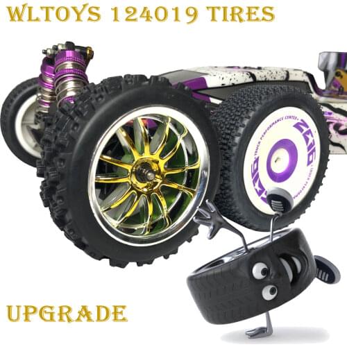 Upgrade Parts Front Rear Tires 124019 RC Car spare parts for WLtoys 1/14 1/12 RC Car