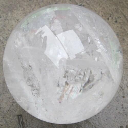45.2lb NATURAL beautiful QUARTZ CRYSTAL SPHERE BALL Healing Huge