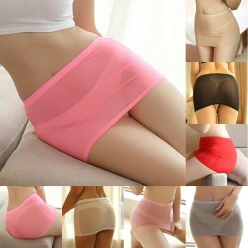 Stretch Skirt Micro/Mini Mesh Clubwear Micro Wear See Through Lingerie Sheer
