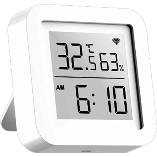 Tuya WiFi USB Power Intellgient Sensors ℉/℃ Switch Time/Temperature/Humidity Linkage Sensors Compatible with Alexa Google Home