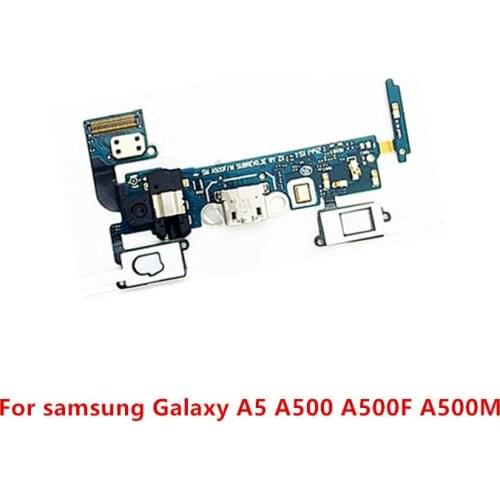 Repair Parts USB Charging Charger Port Dock Plug Ribbon Flex Cable With Microphone Mic For samsung Galaxy A5 A500 A500F A500M
