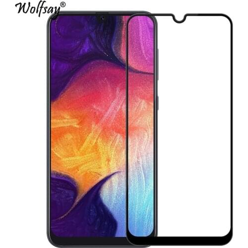 9H Screen Protector For Samsung Galaxy A50 Glass Tempered Full Cover Protective Glass For Samsung A50 Safety Film For Galaxy A50