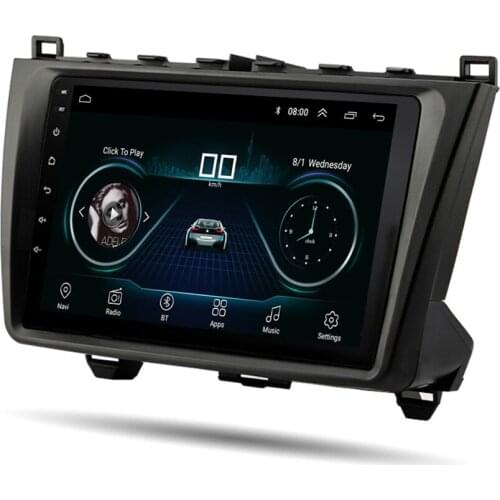 9'' Android 9.1 Quad-core 2GB+ROM 32GB Car Stereo Radio GPS WIFI Mirror Link OBD For Mazda 6 Rui wing 2008-2012 With Canbus