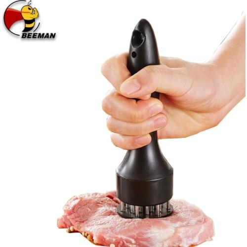 Beeman Kitchen Stainless Steel Gadget Meat Tenderizer Needle Steak Pork Chops Loose Household Meat Hammer Food Cooking Meat Tool