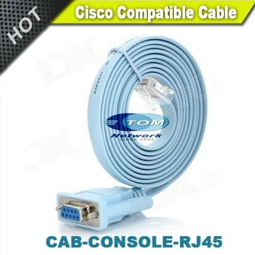 Free Shipping 2016 NEW cable CAB-CONSOLE-RJ45 CONSOLE Cable DB9 female to RJ45 6FT for cisco router swtich ap