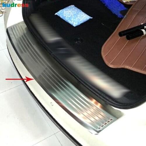 For Dodge Journey JC For Fiat Freemont 2012 2013 2014 Stainless Steel Rear Trunk Bumper Cover Trim Protector Sill Plate Sticker