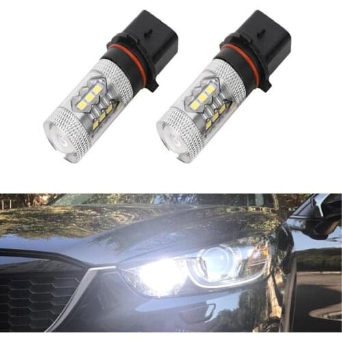 2X Car Canbus P13W Daytime LED Fog Light For Skoda Yeti Mazda CX-5 Audi A4 Q5