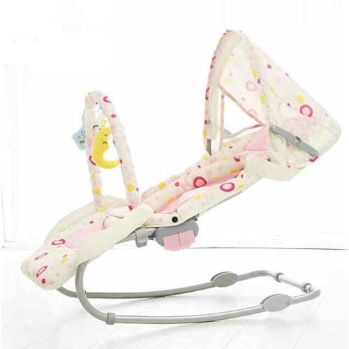 Exports can unpick and washable baby rocking chair comfort chair manual rocker portable rocking chair bed nets included