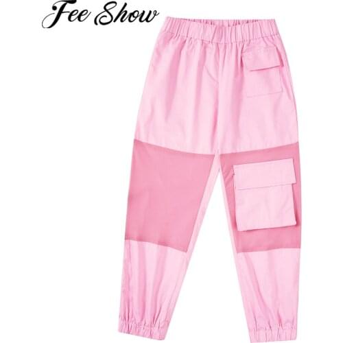 Брюки для подростков девочек FEESHOW China At AliExpress