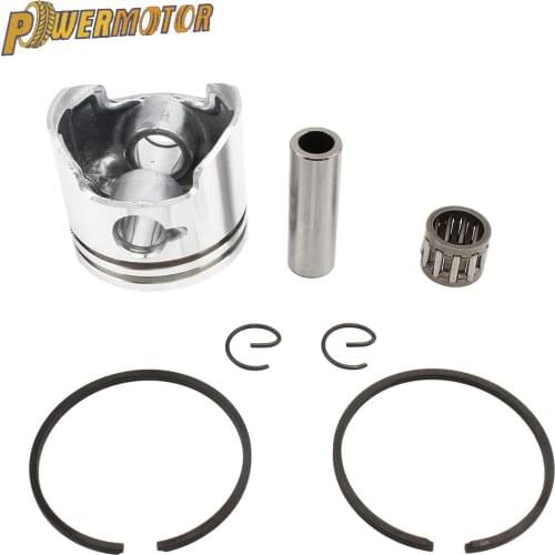 Motorcycle 44-6 Piston Kit 12mm Pin 44mm Ring For 49cc 2 Stroke Engine Of Mid-run/small Four-wheel Small Lia Cross-country