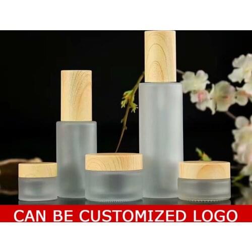 30ml Frosted (Transparent) Lotion Bottle Can Be Filled Repeatedly Perfume Bottle Can Be Customized Logo