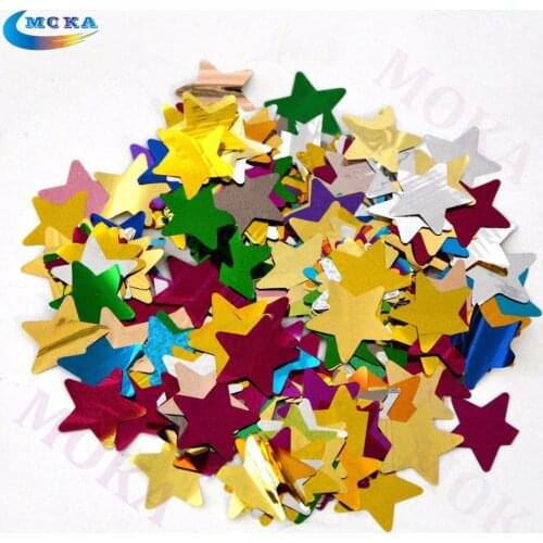 Multi-paper confetti paper foil star for Confetti cannon machine in Party Wedding Event and special stage effect , 10kg/bag