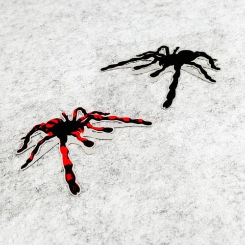 GalonDeco G017 Spoof Funny Spider Motorcycle Helmet Car Door Fuel Tank Trunk Bike Stickers and Decals Rear Windshield Stickers