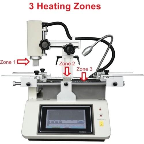 LY 5200 BGA rework station with Reballing Kit Optical alignment CCD for motherboard IC refurblishing repairing