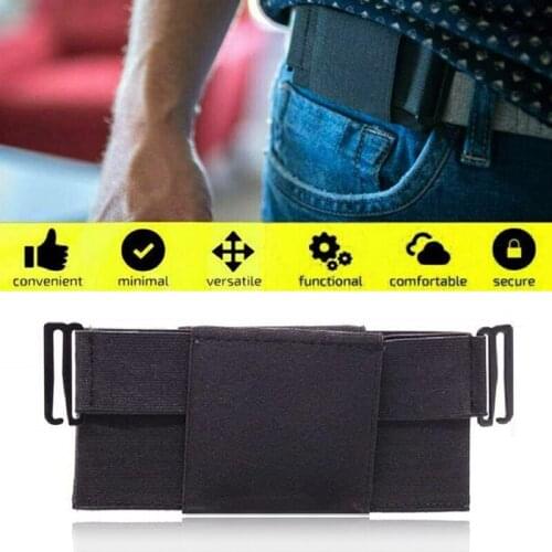 Non-marking Anti-theft Belt Bag Minimalist Waist Wallet Bag Elastic Invisible Pouch for Key Card Money Security BIN
