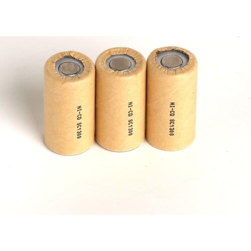 SC1300mAh 5Pcs,Ni-cd,high power battery cell,power tool battery,Power Cell,discharge rate 10-15C.rechargeable battery