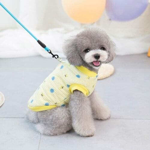 New Pet Dog Cat Clothes Winter Dog Cotton Vests Dog Clothes for Small Dogs Designer Dog Clothes Winter Pet Dog Coat Jacket