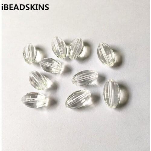 New arrival! 18x10mm 490pcs/lot Clear acrylic Faceted Egg shape beads for Necklace,Earrings parts,hand Made Jewelry DIY