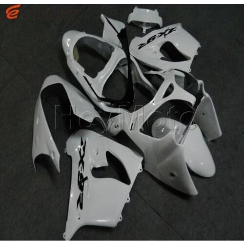 ABS Plastic fairing for ZX9R 2000 2001 orange white ZX 9R 00 01 Body Kit motorcycle panels white