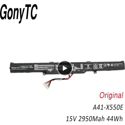 GONYTC Original A41-X550E Laptop Battery for ASUS X450 X450E X450J X450JF X751M X751MA X751L X750JA A450J A450JF A450E