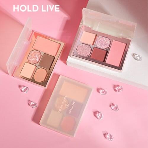 6 Color Eyeshadow Palette Pearly Matte Sequins Diamond Glitter Milk Tea Earth Color Eye Shadow Eye Makeup TSLM1