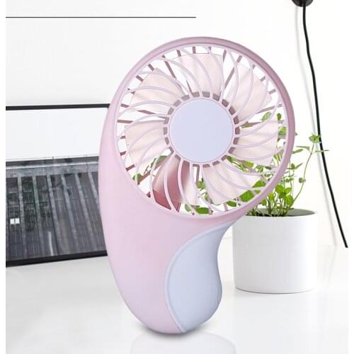 Portable pocket mini fan usb for outdoor fan cooling battery rechargeable 2 speed air conditioner