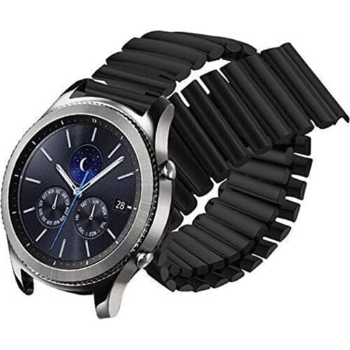 22mm Elastic metal strap for Samsung Galaxy Watch 46mm/Huawei Watch 46mm/Amazfit GTR 47mm for Samsung Watch S3 wrist bracelet