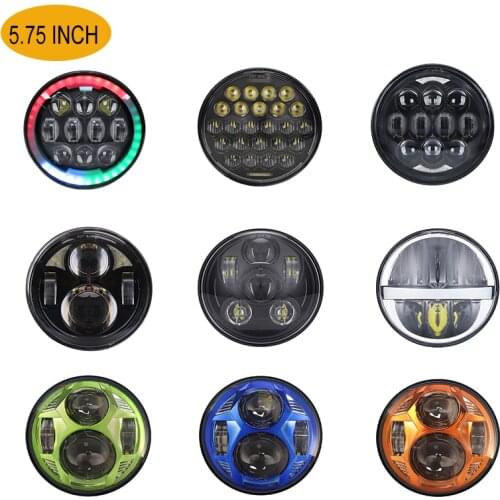 5.75 Inch Motorcycle LED Headlight for Dyna Softail Sportster 883 XL883 FXCW 5 3/4" led 80W Light Motorbike Headlamp