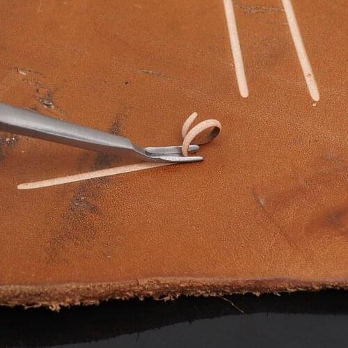 1Pcs DIY Leather Trimming Tools Edge Trencher Practical V/U Shape Art Leathercraft Craft Skiving Hand 2019NEW Artistic Quality