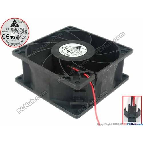 Delta Electronics FFB0924EHE 6P04 Server Cooling Fan DC 24V 0.75A 90x90x38mm 2-wire