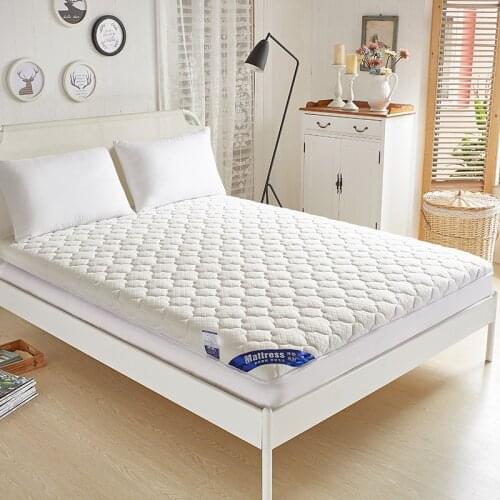 VESCOVO Single Double queen tatami floor Mattress topper bed pad bed topper for summer winter