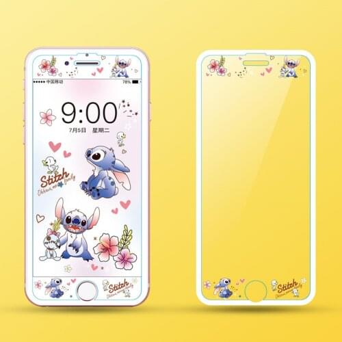 Disney Mickey Minnie 2021 Tempered Glass For Iphone 6 7 8 Screen Protector Protective Film For Iphone 6 7 8 Plus SE 2020 Glass