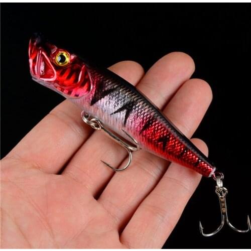 1 PCS 9.5cm/12.8g Big Popper Fishing Lure artificial fishing bait Crankbait Wobblers high carbon steel hook Fishing Lures