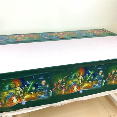 1Pc Disney Star Wars Plastic Tablecloth For Kids Birthday Party Supplies Baby Shower Disposable Tablewa Decoration 108x180cm