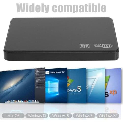 2.5 inch HDD SSD Case Sata to USB 3.0 Adapter Free 5 Gbps Box Hard Drive Enclosure Support 6TB HDD Disk For WIndows Mac OS