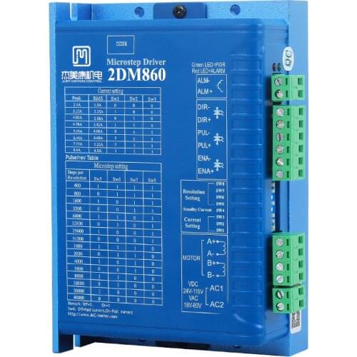 2DM860 digital stepper driver 86 stepper motor drive voltage AC30-80V