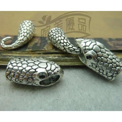 3sets/lot--9x13x23mm16x22mm, Antique silver plated Snake OT Buckle Clasp charms ,DIY supplies, Jewelry accessories