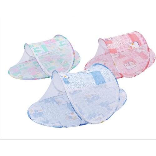 50pcs Child Portable Baby Bed Crib Folding Mosquito Net Baby Crib Mosquito Net Children Crib Mosquito Netting 0-36 Months