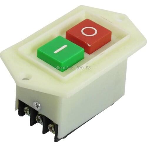 Lc3-10 AC 220 / 380V 10A I / O Start Stop Self Locking menekan tombol saklar