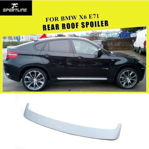 Car-Styling Auto PU Rear Roof Spoiler Window Wing Lip for BMW X6 E71 2008 - 2014
