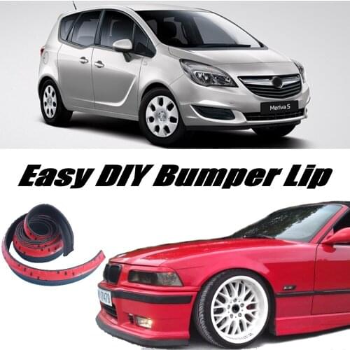 NOVOVISU Bumper Lip Deflector Lips For Vauxhall Meriva A B Front Spoiler Skirt For Car Tuning / Body Kit / Strip