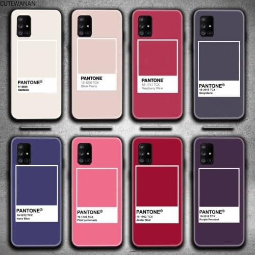 Caliente Pantone Phone Case For Samsung Galaxy A21S A01 A11 A31 A81 A10 A20E A30 A40 A50 A70 A80 A71 A51