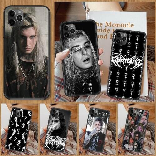 Mercury Retrograde Ghostemane Phone Case For iphone 5 5S SE 2 6 6S 7 8 11 12 Mini Plus X XS XR Pro Max black pretty Etui