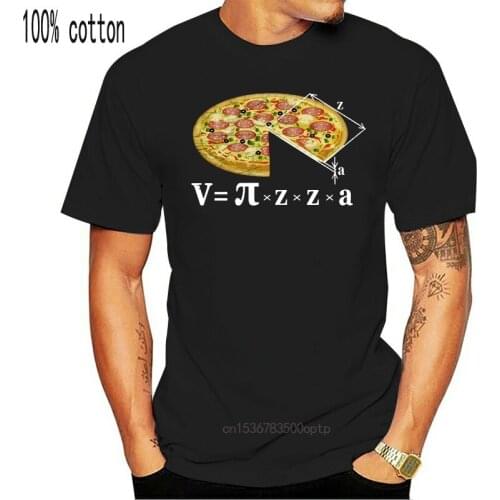 V = Pizza II T-Shirt Fun Geek Nerd Teacher Maths Professor Student Mathematics